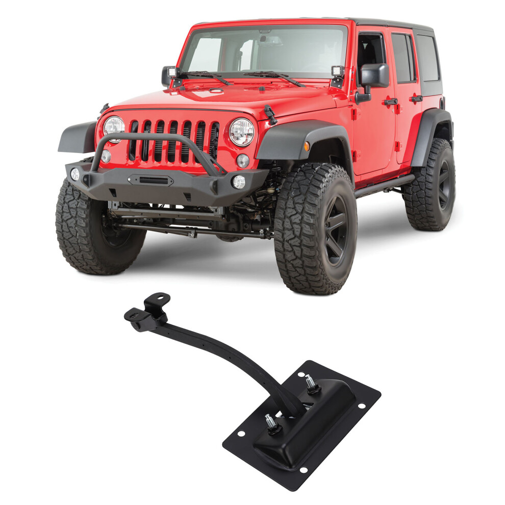 Rear Gate Strap Retaining Arm For Jeep Wrangler 2011Â2018 Black 8771371031055