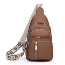 (Khaki) Relevantk Crossbody Bag,Wbougisay Crossbody Bag, Anti-Theft Solid Color Crossbody