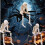 (B) Halloween Fireplace Simulation Skull Combination Resin Decor,Skeleton Decoration 4