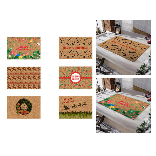 Christmas Floor Mat Welcome Mat Cute Pattern Cartoon Rug-M 2 2