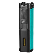 (C) Cigars Lighter with Cigars Cutter Sturdy Refillable Lighters for Indoor Outdoor for Camping