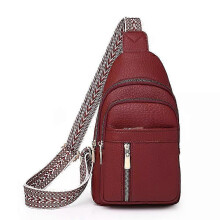 (Red) Relevantk Crossbody Bag,Wbougisay Crossbody Bag, Anti-Theft Solid Color Crossbody