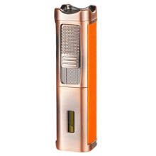 (B) Cigars Lighter with Cigars Cutter Sturdy Refillable Lighters for Indoor Outdoor for Camping