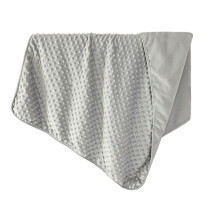 Dotted Baby Blanket Decorative Throw Blanket-Light Grey