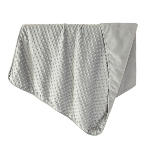 Dotted Baby Blanket Decorative Throw Blanket-Light Grey