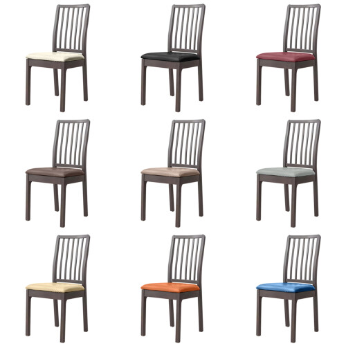 Housses de chaise, cuir PU imperméable et-Café léger L 1