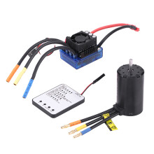 Wasserdichter bürstenloser Motor-Regler-Kombination: Hochwertiger, staubdichter 3650-kV-Motor mit 60-A-Regler, präzisionsgewuchteter Rotor für