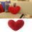 47cm Heart Shape Plush Pillow Gift Soft Stuffed Backrest-Blue 3