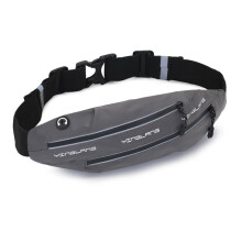 Versatile Use Running Belt, Sweat And Splash Protection Waistband With Adjustable Fit, High Capacity For Essentials, Reflectors And Earphones Hole Des