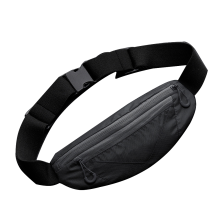 Waist Bag Pack, Concealment Pouch with Poly-web Strap, Waterproof Waist Bag for Traveling, Adjustable Strap & Zippered Pockets, Hands-Free for Outdoor