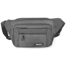 Crossbody Fanny Pack with Multiple Pockets, Water-resistant Oxford Cloth Adjustable Belt Waist Bag for Men & Women Outdoor Activities