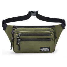 Versatile Waist Pack, Multi-Pocket Design Waterproof Nylon Adjustable Strap for Running Hiking Travel, High Quality Materials for Women Men
