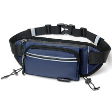 Fashionable Waist Pack, High-Quality Nylon Fanny Pack with Adjustable Elastic Waist Belt for Men Women, RFID Blocking Travel Pouch for Essentials, Ver