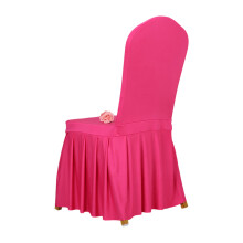 Hochzeitsstuhlbezug für Esszimmer, universeller-Rose Rot