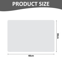 Countertop Protector Mat for Kitchen Island, Heat Resistant Non Slip Silicone Mat for Dining Table Worktop, Flexible Silicone Placemat Stain