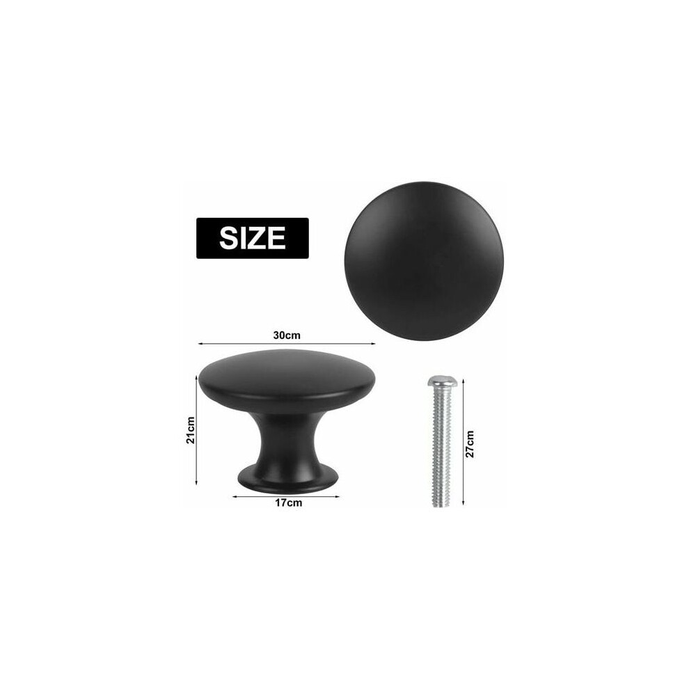 Elegant Cabinet Enhancers, Flat Black Finish Cabinet Knob For Modern Aesthetic Furniture, Solid Zinc Alloy Construction For Durability And Style 9169997260697