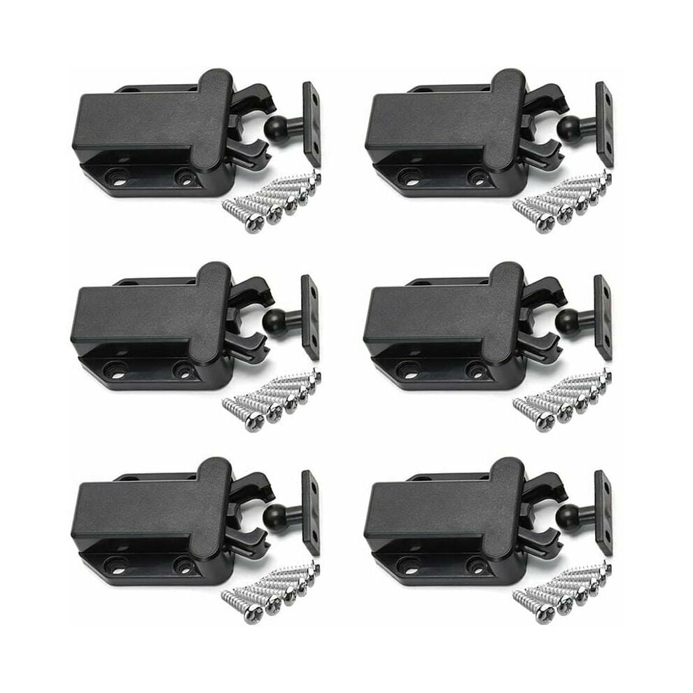 Cabinet Locks, Safe Push Magnetic Touch Latches For Kitchen Drawers With Automatic Pop-Up Function, 6Pcs 9433291750247