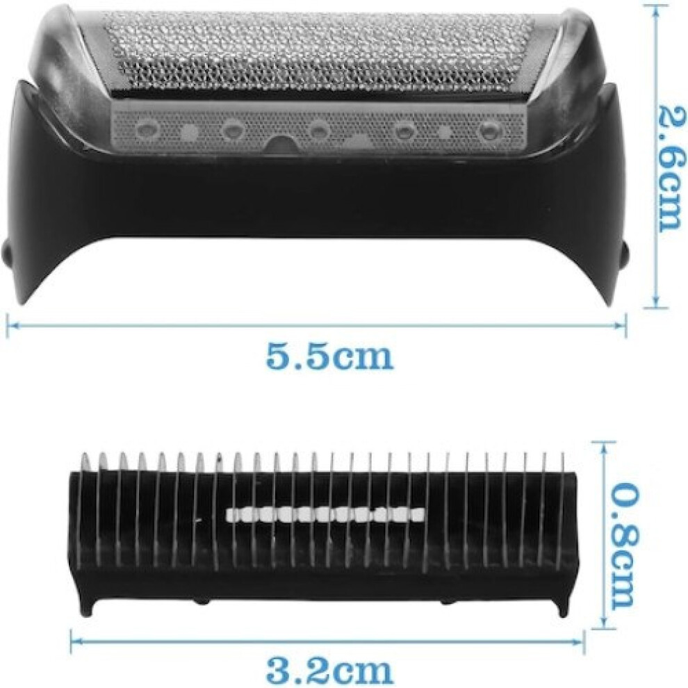 Shaver Foil For Braun Compatible, Flex & Pivot Technology Cruzer Shavers Replacement Foil & Cutter High Performance Shave, Easy Install Use For