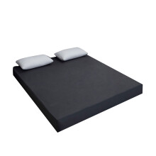 Waterproof Fitted Bed Sheet with Elastic Band-S Dark Gray