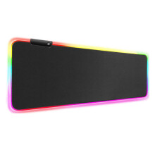 Brugerdefinerbar gaming-skrivebordsmåtte, Chroma Lighting med 11 tilstande til at forbedre dit gaming-område, nanotekstureret stofoverflade for