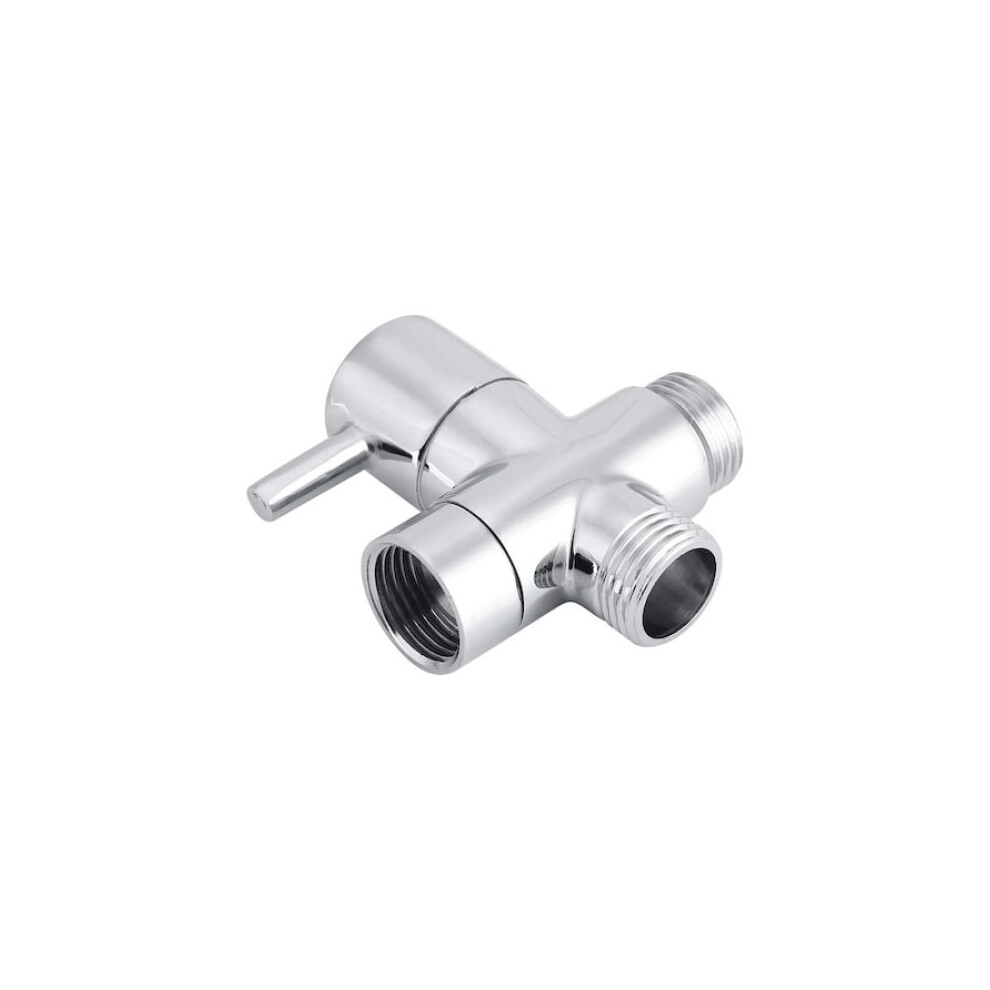 Universal Handheld Shower Arm Diverter, Upgrade Your Shower Experience With High-Quality Brass Material, All Metal Construction Offers Unmatched 9340959643349