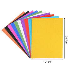 Handgefertigter Glitzerkarton, schweres Glitzerpapier, für Vatertagskarten, 20 leuchtende Farben, kein Glitzern