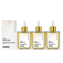 3pcs Silk Body Oil- Firming Anti Aging Moisturizing Formula, Crepey Skin Hydrating After Shower, Scented Blend Premium Skincare 2025