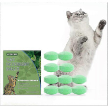 (1 Pack) 10pcs Cat Repellent Balls, Cat Deterrent Outdoor Indoor, Natural Peppermint Oil Cat Deterrent to Keep Cats Out of Yard Permanently