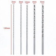 5PCS Twist-Bohrer Lochsäge Holzbearbeitungswerkzeuge Extra Long HSS Gerader Bohrer Set Elektrowerkzeug Bohrer Bohrer Bohrer Bit