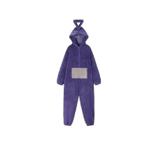 (XL, Purple) Unisex Teletubbies Costumes Disi Onesies Lala Cosplay Pajamas Adult Pyjamas Animal Sleepwear Jumpsuit