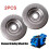 2τμχ 180Grit 50mm Τροχός λείανσης Κυκλικός δίσκος Ηλεκτρικός πολυλειτουργικ 1