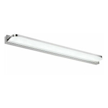 Stijlvolle badkamerwandlamp, koudwit ontwerp van roestvrij staal en acryl, waterdichte LED-spiegellamp met anticondensfunctie, 42 cm voor soepel en