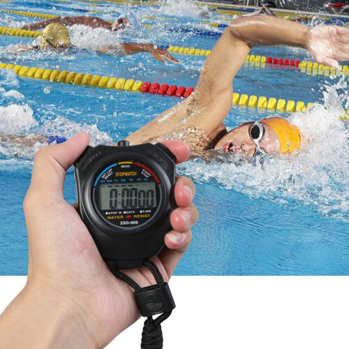 Precision Timing Master: Stainless Steel Lap Split Measurement Stopwatch 2