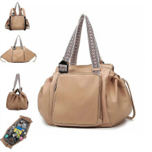 (Khaki) 2025 New Multi-Function Mommy Tote Bag Lightweight Travel Backpack with Large Capacity & Smart Organizer