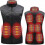 (S, Black) Heated Vest for Women, Electrically Heated Vest with Warming Function (9 Heating Zones) 1