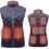 (M, Navy) Heated Vest for Women, Electrically Heated Vest with Warming Function (9 Heating Zones) 1