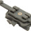 Gray Nylon Action Camera Quick Release Rail Mount for Contour HD 3