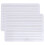 Small Whiteboard with Lines for Students 2Pcs Early Education Tool Individual Practice White Color 2
