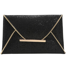 Elegantes Schwarzes PU Kleine Münztasche Für Damen