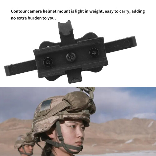 Contour HD Action Camera Rail Adapter Mount for FAST/MICH Helmets 0.8 oz 1