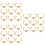 30Stk Ring Basis Gold DIY Ringe Untersetzer Schmuckhalter 7