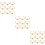 30Stk Ring Basis Gold DIY Ringe Untersetzer Schmuckhalter 9