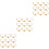 30Stk Ring Basis Gold DIY Ringe Untersetzer Schmuckhalter 5