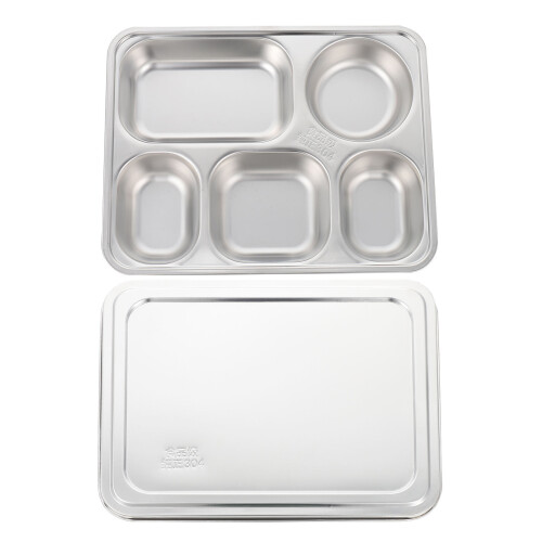 1 Set Essensbox Mit 5 Fächern Und Deckel Aus 2