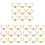 30Stk Ring Basis Gold DIY Ringe Untersetzer Schmuckhalter 2