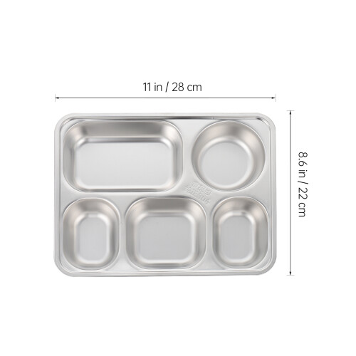 1 Set Essensbox Mit 5 Fächern Und Deckel Aus 1