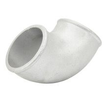 Tubazione di aspirazione turbo professionale da 75 mm e 3 pollici, gomito a 90 per prestazioni elevate