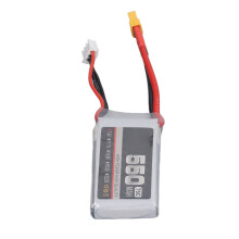 Batteria RC Lipo 75C 550mAh 7,4V XT30 60x32x11mm per elicottero RC