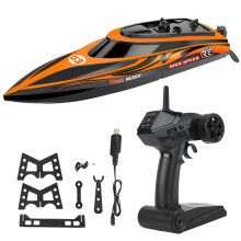 Hochgeschwindigkeits-Ferngesteuertes Boot, wasserdichtes RC-Rennboot mit spitzenförmigem Design für reduzierten Widerstand und automatischer