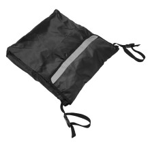 Wasserfeste, verstellbare Rollstuhl-Tasche mit großem Fassungsvermögen aus Oxford – Tragetasche in Schwarz
